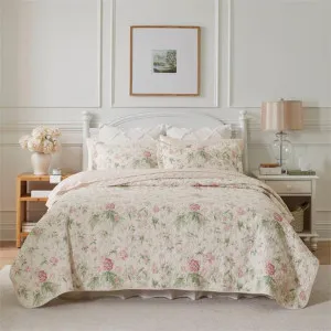 Laura Ashley Breezy Floral Printed Coverlet by null, a Quilt Covers for sale on Style Sourcebook