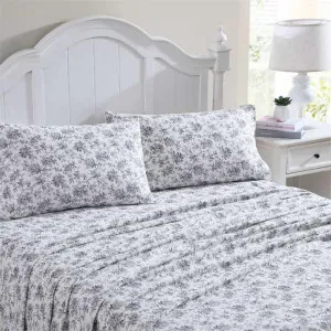 Laura Ashley Faye Toile Flannelette Sheet Set by null, a Sheets for sale on Style Sourcebook