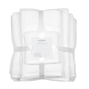 Algodon St Regis Collection 7 Piece White Towel Pack by null, a Towels & Washcloths for sale on Style Sourcebook