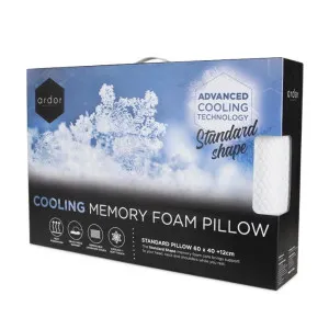 Ardor Cooling Memory Foam Standard Pillow by null, a Pillows for sale on Style Sourcebook