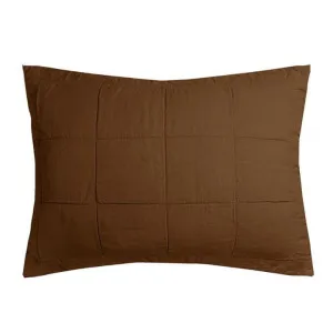 Bambury French Flax Linen Hazel Quilted Pillow Sham by null, a Pillow Cases for sale on Style Sourcebook