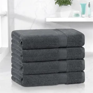 Linenova 650GSM Cotton Bath Towel 4 Piece Pack by null, a Towels & Washcloths for sale on Style Sourcebook