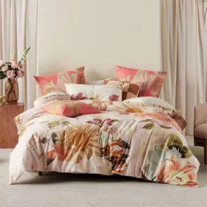 Linen House Amorina Pink Quilt Cover Set by null, a Quilt Covers for sale on Style Sourcebook