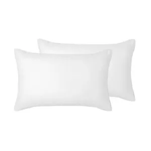 Accessorize Hotel Deluxe Cotton Piped White Standard Pillowcase Pair by null, a Pillow Cases for sale on Style Sourcebook