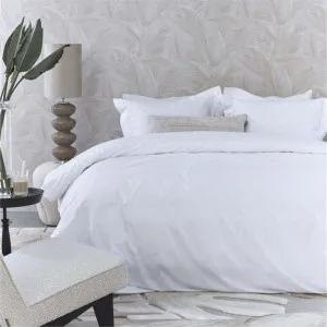 Riviera Maison Elowen Cotton White Quilt Cover Set by null, a Quilt Covers for sale on Style Sourcebook