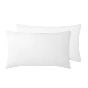 Vintage Design French Linen White Standard Pillowcase Pair by null, a Pillow Cases for sale on Style Sourcebook