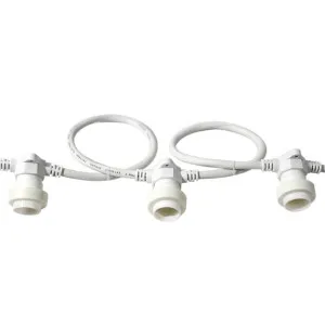 Valence IP44 Indoor / Outdoor Festoon Light, 10 Light, White by Lexi Lighting, a Christmas for sale on Style Sourcebook