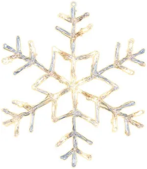 Antarctica IP44 Indoor / Outdoor LED Hanging Snowflake Light, Warm White by Eglo, a Christmas for sale on Style Sourcebook
