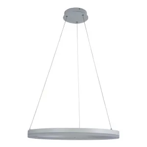Cronus Metal Dimmable LED Halo Pendant Light, CCT, White by Oriel Lighting, a Pendant Lighting for sale on Style Sourcebook