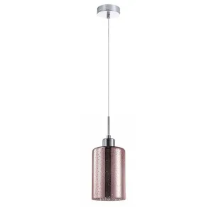 Espejo Glass Pendant Light, Dotted Effect, Rose Gold by CLA Ligthing, a Pendant Lighting for sale on Style Sourcebook