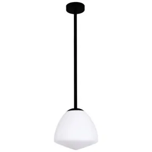 Ciotola Glass & Iron Pendant Light, Small, Black by CLA Ligthing, a Pendant Lighting for sale on Style Sourcebook