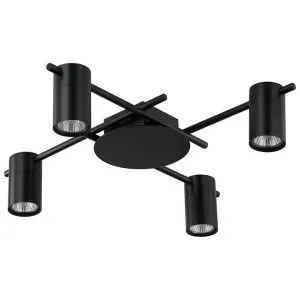 Tache Aluminium Batten Fix Ceiling Light, 4 Light, Black by CLA Ligthing, a Fixed Lights for sale on Style Sourcebook