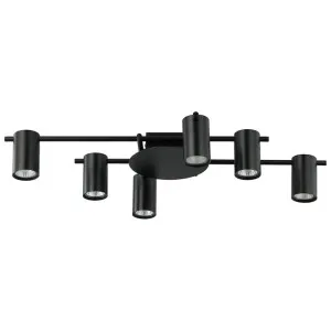 Tache Aluminium Batten Fix Ceiling Light, 6 Light, Black by CLA Ligthing, a Fixed Lights for sale on Style Sourcebook