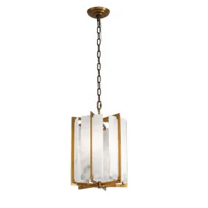 Palermo Alabaster & MetalPendant Light, Antique Brass by Cozy Lighting & Living, a Pendant Lighting for sale on Style Sourcebook