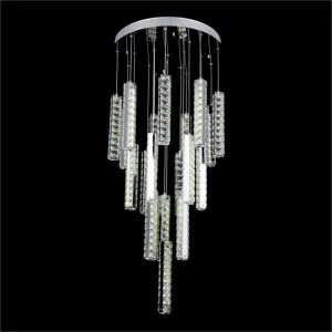 Arctic Crystal Glass LED Cluster Pendant Light, 5000K, Small by Domus Lighting, a Pendant Lighting for sale on Style Sourcebook
