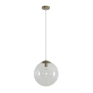 Bubble Glass Pendant Light, Large, Antique Brass / Clear by Domus Lighting, a Pendant Lighting for sale on Style Sourcebook