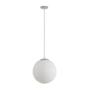 Bubble Glass Pendant Light, Large, Chrome / Opal by Domus Lighting, a Pendant Lighting for sale on Style Sourcebook