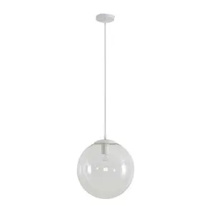 Bubble Glass Pendant Light, Large, White / Clear by Domus Lighting, a Pendant Lighting for sale on Style Sourcebook