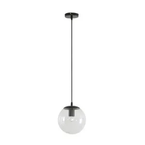 Bubble Glass Pendant Light, Small, Black / Clear by Domus Lighting, a Pendant Lighting for sale on Style Sourcebook