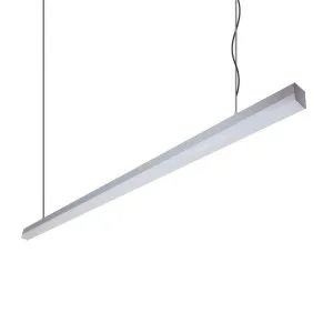 Bloc LED Linear Pendant Light, 170cm, 4000K, Silver by Domus Lighting, a Pendant Lighting for sale on Style Sourcebook