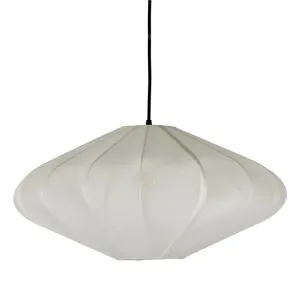 Torpido Chiffon & Iron Pendant Light by Emac & Lawton, a Pendant Lighting for sale on Style Sourcebook