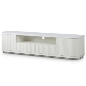 Elino 2m Veneer Top Entertainment TV Unit - Two-Tone White by Interior Secrets - AfterPay Available by Interior Secrets, a Entertainment Units & TV Stands for sale on Style Sourcebook