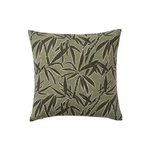Ex Display - Weave Guadeloupe 50cm Linen Blend Cushion - Olive by Interior Secrets - AfterPay Available by Interior Secrets, a Cushions, Decorative Pillows for sale on Style Sourcebook