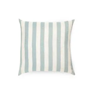 Set of 2 - Stripe 50cm Square Cushion - Sky by Interior Secrets - AfterPay Available by Interior Secrets, a Cushions, Decorative Pillows for sale on Style Sourcebook