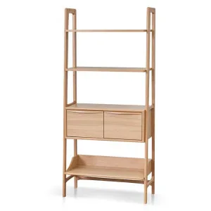 Brendon Bookcase - Natural Oak by Interior Secrets - AfterPay Available by Interior Secrets, a Bookshelves for sale on Style Sourcebook