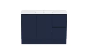 Ascot Floor Or Wall Mount Vanity 1210mm 2 Draw Rh 2 Door Oxford | Made From MDF In Blue By Raymor by Raymor, a Vanities for sale on Style Sourcebook