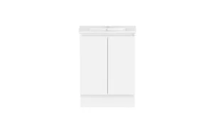 Ascot Floor Or Wall Mount Slim Vanity 615mm Polar Gloss | Made From MDF In White By Raymor by Raymor, a Vanities for sale on Style Sourcebook