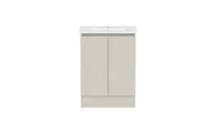 Ascot Floor Or Wall Mount Slim Vanity 615mm Amaro | Made From MDF In Cream By Raymor by Raymor, a Vanities for sale on Style Sourcebook