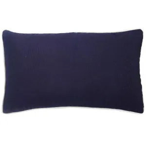Mirage Haven Remi Dark Blue and White 30x50cm Cushion Cover by null, a Cushions, Decorative Pillows for sale on Style Sourcebook
