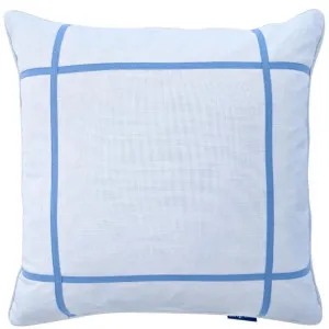 Mirage Haven Oliver Crisscross Blue and White 50x50cm Cushion Cover by null, a Cushions, Decorative Pillows for sale on Style Sourcebook