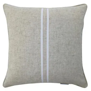 Mirage Haven Rays Twin Stripe Linen and White 50x50cm Cushion Cover by null, a Cushions, Decorative Pillows for sale on Style Sourcebook