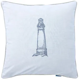 Mirage Haven Lighthouse White 50x50cm Kids Cushion Cover by null, a Cushions, Decorative Pillows for sale on Style Sourcebook