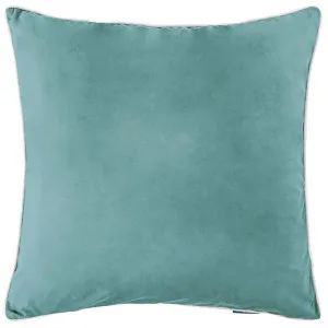 Mirage Haven Rina Premium Velvet Sage Green 60x60cm Cushion Cover by null, a Cushions, Decorative Pillows for sale on Style Sourcebook