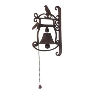 Village Cast Iron Wall Mount Door Bell, Antique Rust by Mr Gecko, a Doorbells for sale on Style Sourcebook