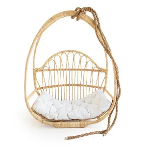 Hapuna Rattan Hanging Chair, Natural by Ambience Interiors, a Hammocks for sale on Style Sourcebook