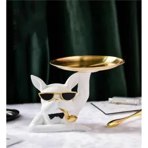 Paradox Mr. Bulldog Trinket Tray, Type C, White by Paradox, a Decorative Boxes for sale on Style Sourcebook