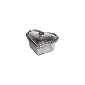 Lahitte Glass Heart Trinket Box by French Country Collection, a Decorative Boxes for sale on Style Sourcebook