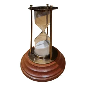 Paradox 5 Minute Sandglass Timer with Timber Base by Paradox, a Decorative Accessories for sale on Style Sourcebook