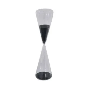 Le Temps 120 Minutes Hourglass, Black Sand by Florabelle, a Decorative Accessories for sale on Style Sourcebook