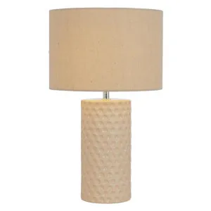 Lamar Ceramic Base Table Lamp by Telbix, a Table & Bedside Lamps for sale on Style Sourcebook
