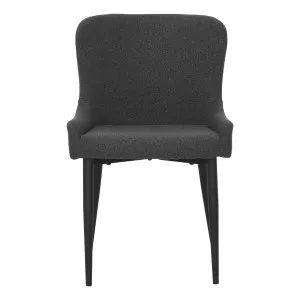 Ontario Dining Chair in Monza Dark Grey by OzDesignFurniture, a Dining Chairs for sale on Style Sourcebook