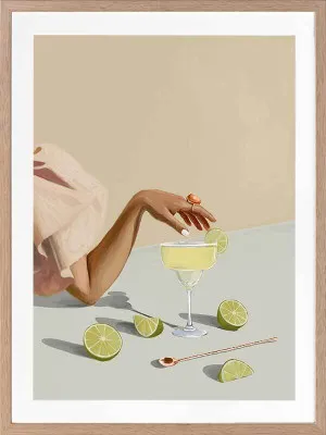Lime Daiquiri Framed Art Print by Urban Road, a Prints for sale on Style Sourcebook