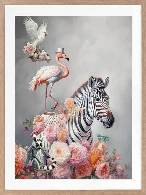 Fantastical Friends Framed Art Print by Urban Road, a Prints for sale on Style Sourcebook