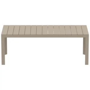 Siesta Atlantic Commercial Grade Outdoor Dining Table, 210/280cm, Taupe by Siesta, a Tables for sale on Style Sourcebook