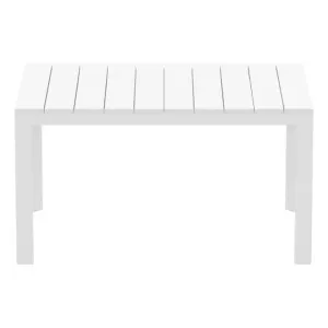 Siesta Atlantic Commercial Grade Outdoor Dining Table, 140/210cm, White by Siesta, a Tables for sale on Style Sourcebook