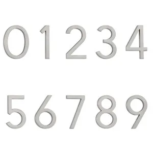 Numbering - Stainless Steel by ABI Interiors Pty Ltd, a Outdoor Accessories for sale on Style Sourcebook